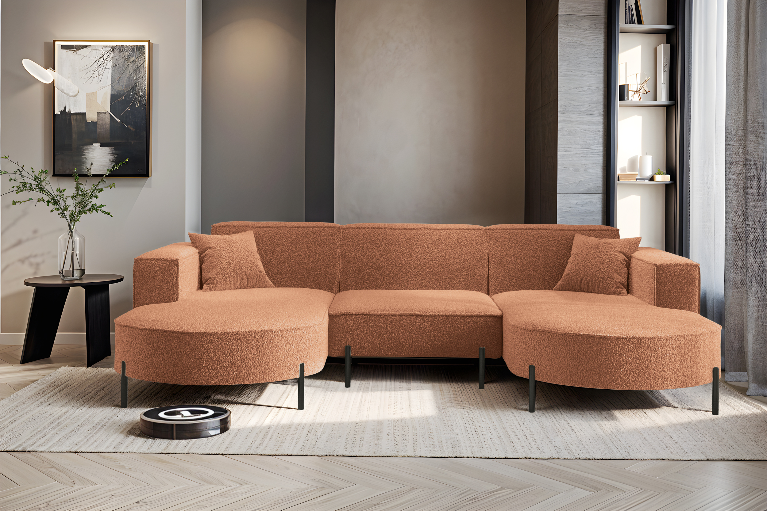 Parma U Hills Ecksofa U-Form
